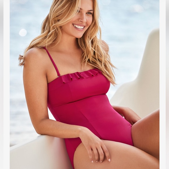 NWOT GIANNA Bandeau One-piece Swimsuit size XL - Picture 4 of 11